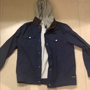 jacket hoodie combined into one